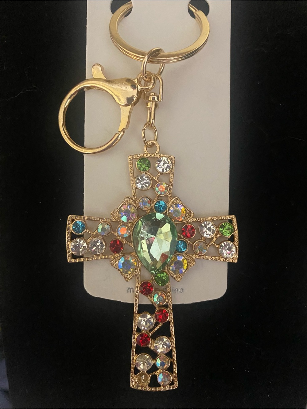 Boho Statement Cross Purse Charm / Pendant